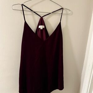LOFT Women's Dark Burgundy Camisole